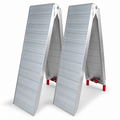 Lot de 2 rampe de chargement Pliable en Aluminium