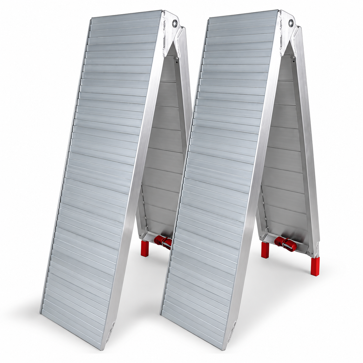 Lot de 2 rampe de chargement Pliable en Aluminium