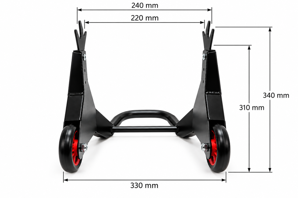 Béquille Arrière Aluminium Universelle pour diabolos