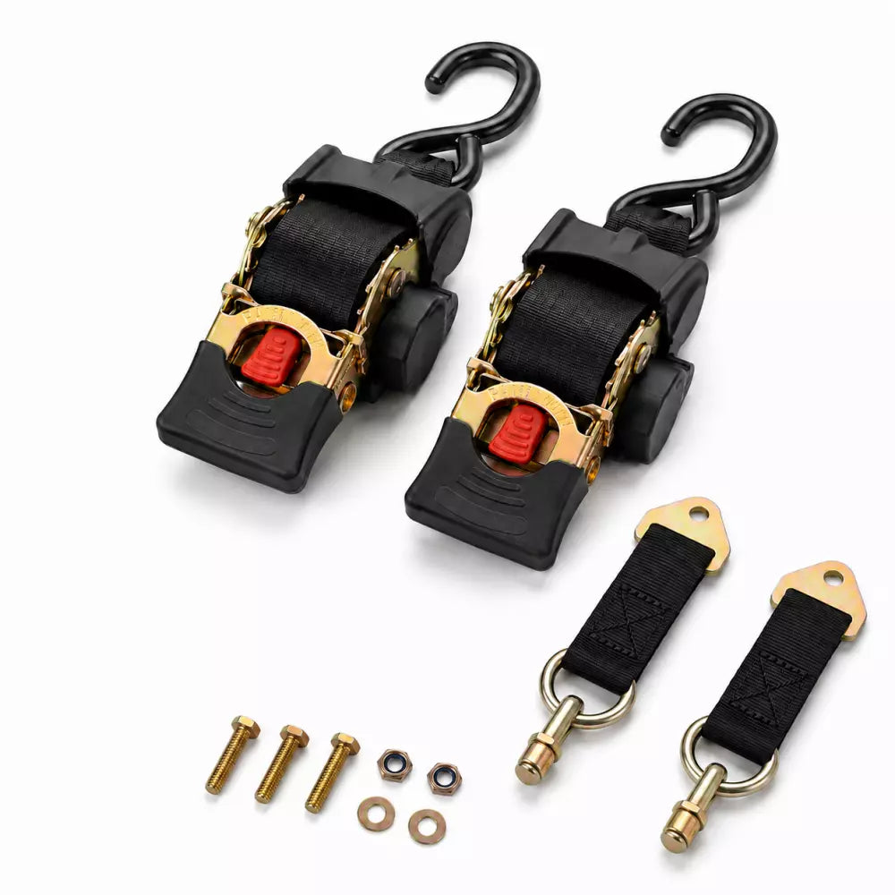 Sangles d’arrimage moto rétractables