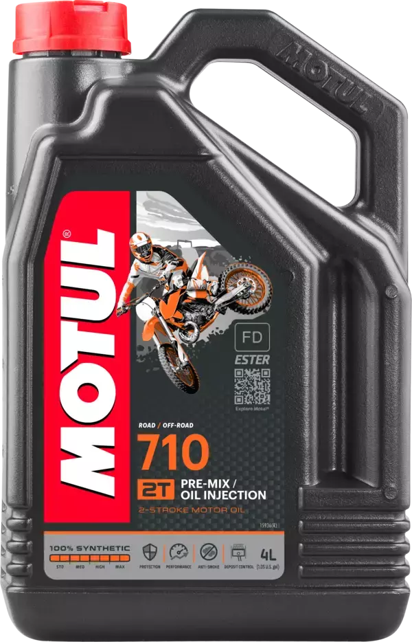Huile 2 Temps Motul 710 2T 4L 114637