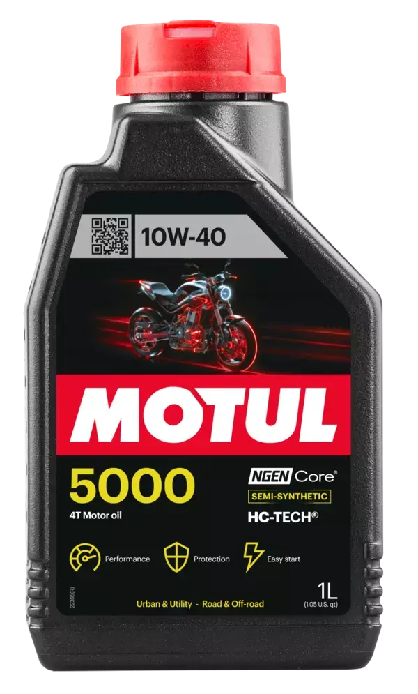 Huile 4 Temps Motul 5000 10W40 4T 1L 104054