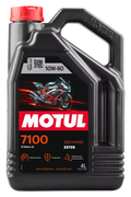Huile 4 Temps Motul 7100 10W60 4L 104101
