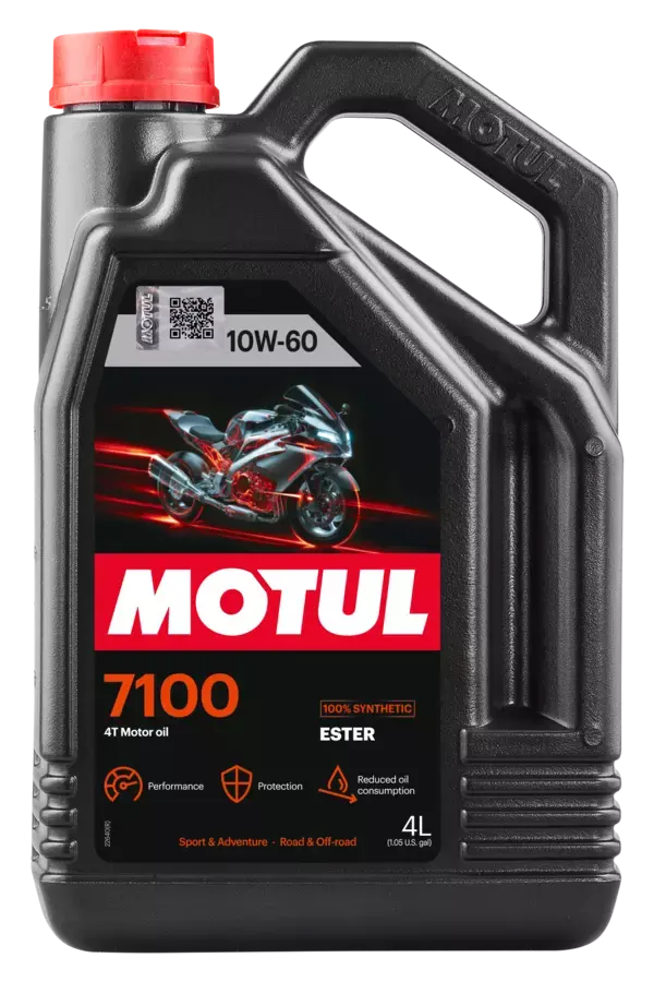 Huile 4 Temps Motul 7100 10W60 4L 104101