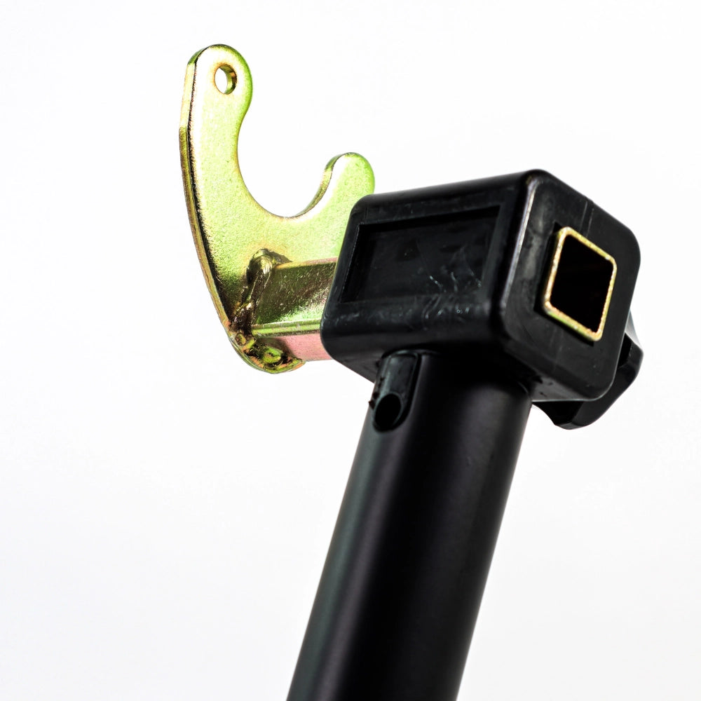 Support diabolos réglable de béquille arrière moto monobloc