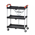 Chariot pliable 3 plateaux Moto Vision