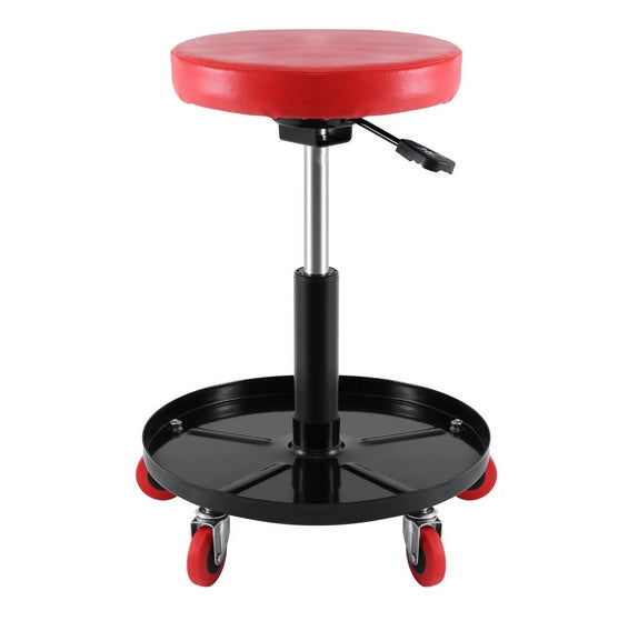 Tabouret de travail avec plateau de rangement